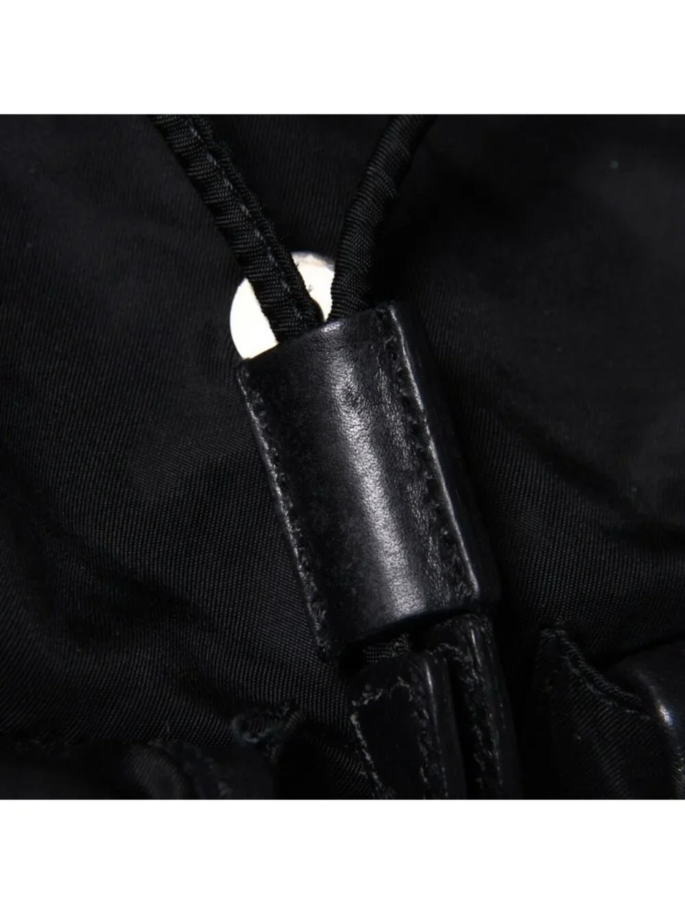 Prada Backpack Re-Nylon Black Nylon Saffiano Leather